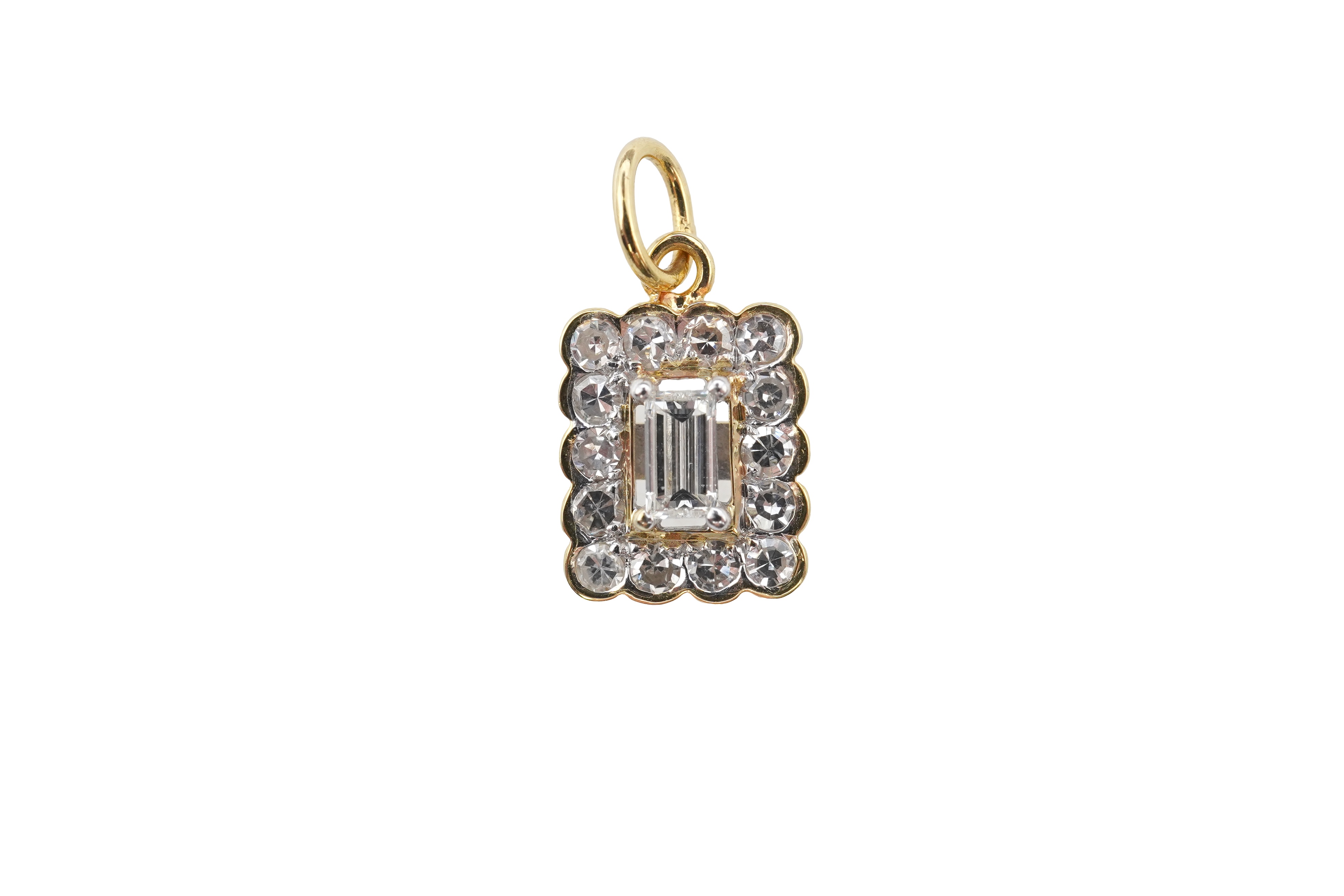 A diamond pendant